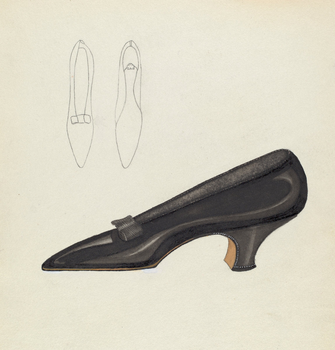 Shoe by Hedwig Emanuel (American, active c. 1935), 16X12"(A3)Poster Print