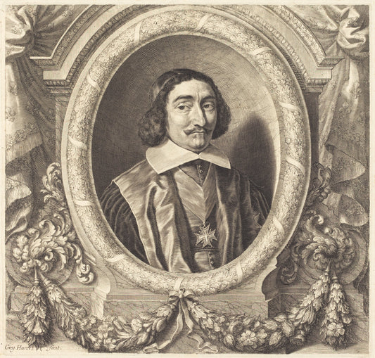 Chancellor Pierre Seguier by Grégoire Huret (French, 1606 - 1670), 16X12"(A3)Poster Print