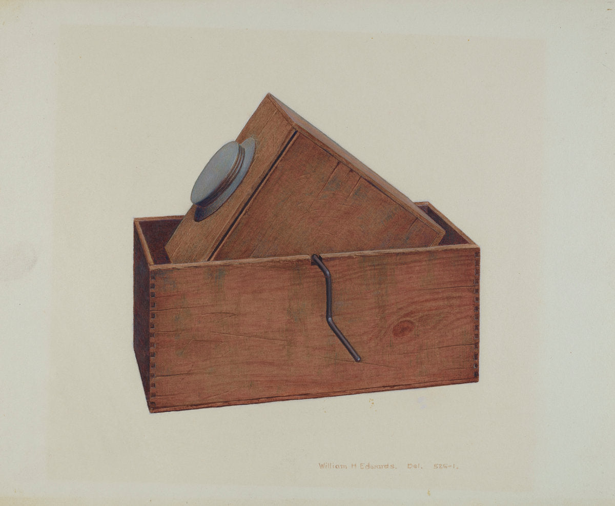Ice Cream Freezer by William H. Edwards (American, active c. 1935), 16X12"(A3)Poster Print