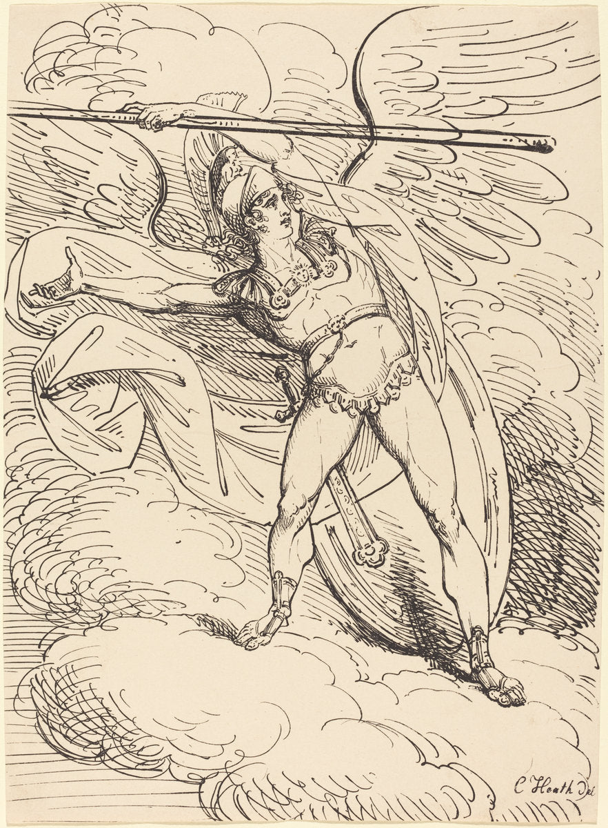 Apollo as a Warrior by Charles Heath (British, 1784/1785 - 1848), 16X12"(A3)Poster Print