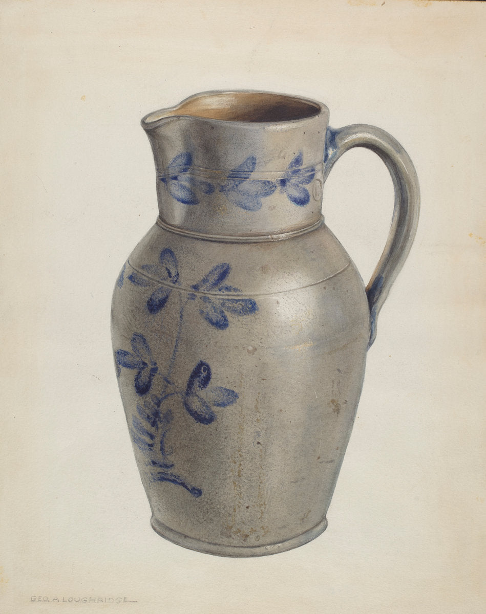 Pitcher by George Loughridge (American, active c. 1935), 16X12"(A3)Poster Print