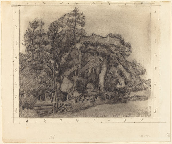 The Plantation by Robert Polhill Bevan (British, 1865 - 1925), 16X12"(A3)Poster Print