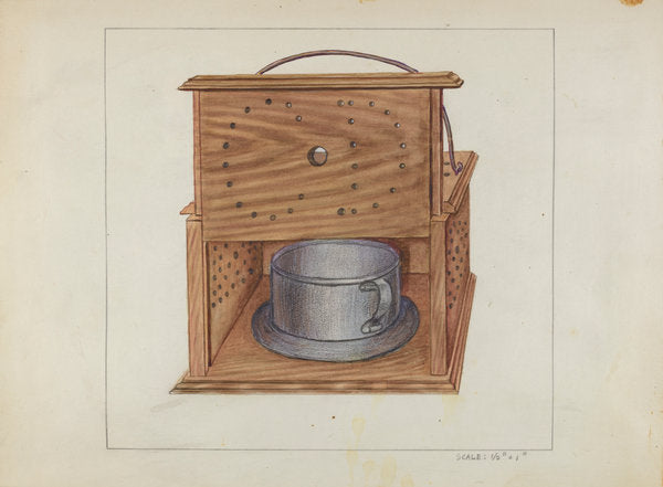 Foot Warmer by Gerald Bernhardt (American, active c. 1935), 16X12"(A3)Poster Print