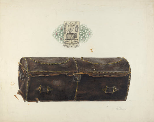 Trunk by Charles Bowman (American, active c. 1935), 16X12"(A3)Poster Print