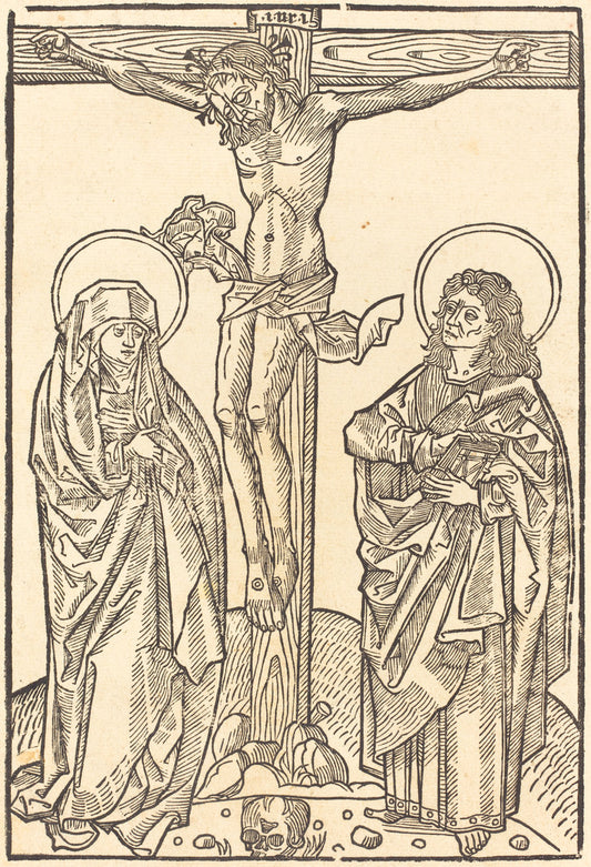 1486/1488 by German 15th Century (Christ on the Cross), 16X12"(A3)Poster Print