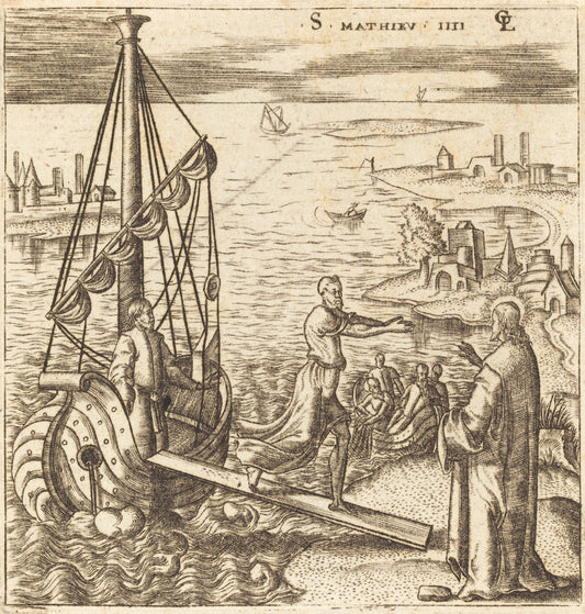Follow Me and I will Make You Fishers of Men by Léonard Gaultier (French, 1561 - 1641), 16X12"(A3)Poster Print