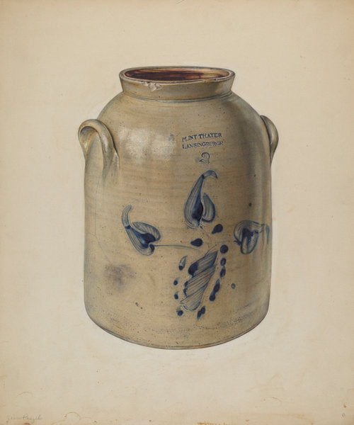 Jar by Jean Peszel (American, active c. 1935), 16X12"(A3)Poster Print