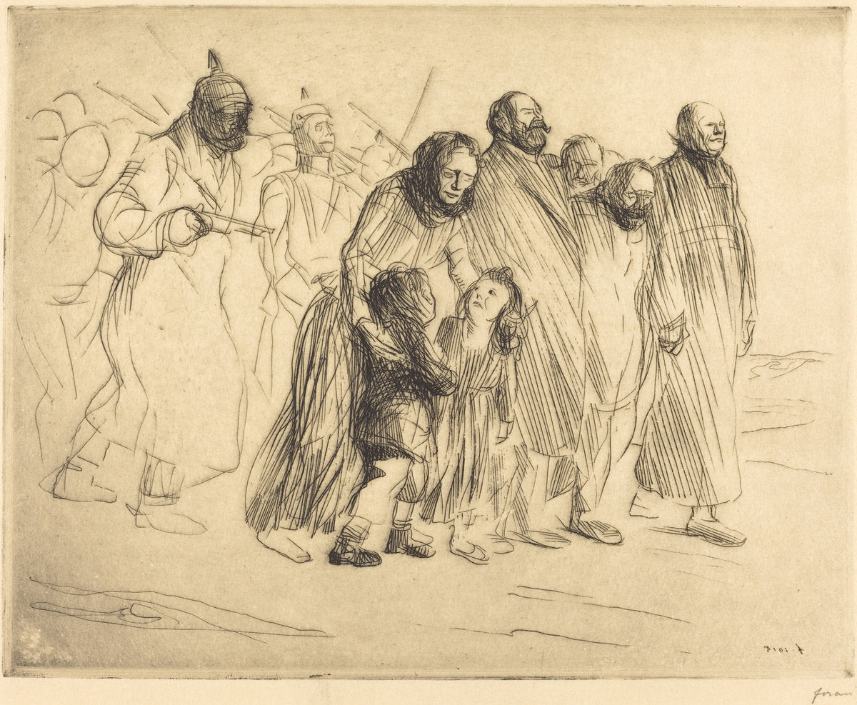 The Notables (small plate) by Jean-Louis Forain (French, 1852 - 1931), 16X12"(A3)Poster Print