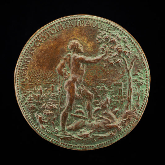 Fernando as Hercules Plucking the Apples of the Hesperides [reverse] by Annibale Fontana (Milanese, 1540 - 1587), 16X12"(A3)Poster Print