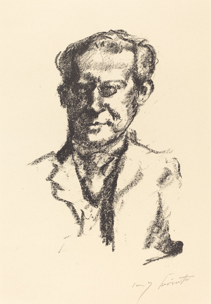 Arno Holz by Lovis Corinth (German, 1858 - 1925), 16X12"(A3)Poster Print