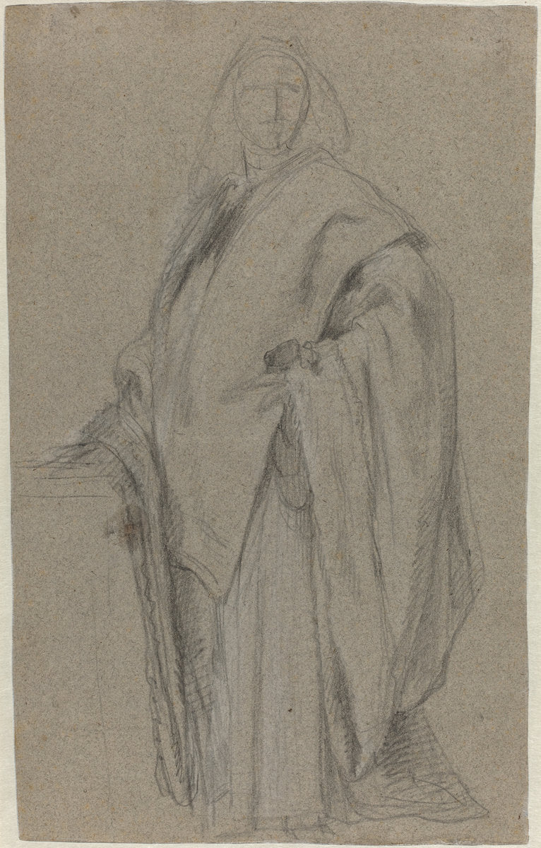 Portrait of a Procurator [verso] by Alessandro Longhi or Pietro Longhi (Venetian, 1733 - 1813), 16X12"(A3)Poster Print