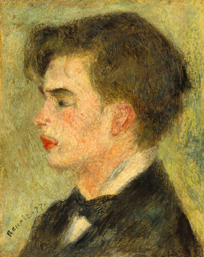 Georges Rivière by Auguste Renoir (French, 1841 - 1919), 16X12