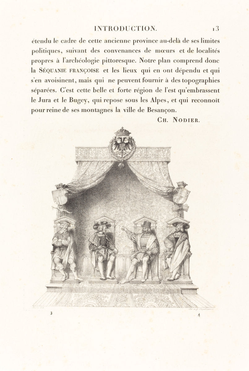 Four Magistrates of Besançon (Quatre magistrats de Besançon) by Jean-Auguste-Dominique Ingres (French, 1780 - 1867), 16X12"(A3)Poster Print