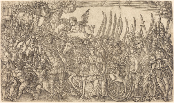 The Triumph of the Unicorn by Jean Duvet (French, 1485 - c. 1570), 16X12"(A3)Poster Print