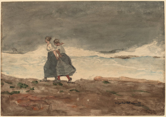 Danger by Winslow Homer (American, 1836 - 1910), 16X12"(A3)Poster Print