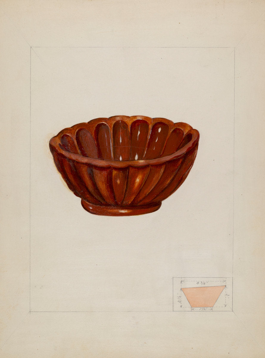 Mold by Anna Aloisi (American, born c. 1890, died early 1950s), 16X12"(A3)Poster Print
