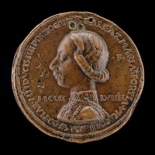 Galeazzo Maria Sforza, 1444-1476, 5th Duke of Milan 1466 [reverse] by Gianfrancesco Enzola (Italian, active 1455/1478), 16X12"(A3)Poster Print