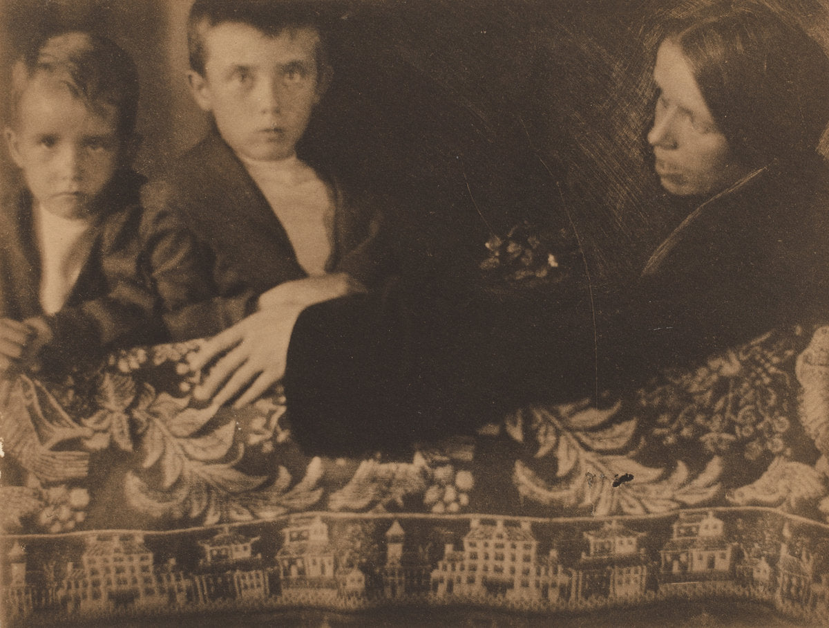 Family Group (Mrs. White, Maynard & Lewis) by Gertrude Käsebier (American, 1852 - 1934), 16X12"(A3)Poster Print