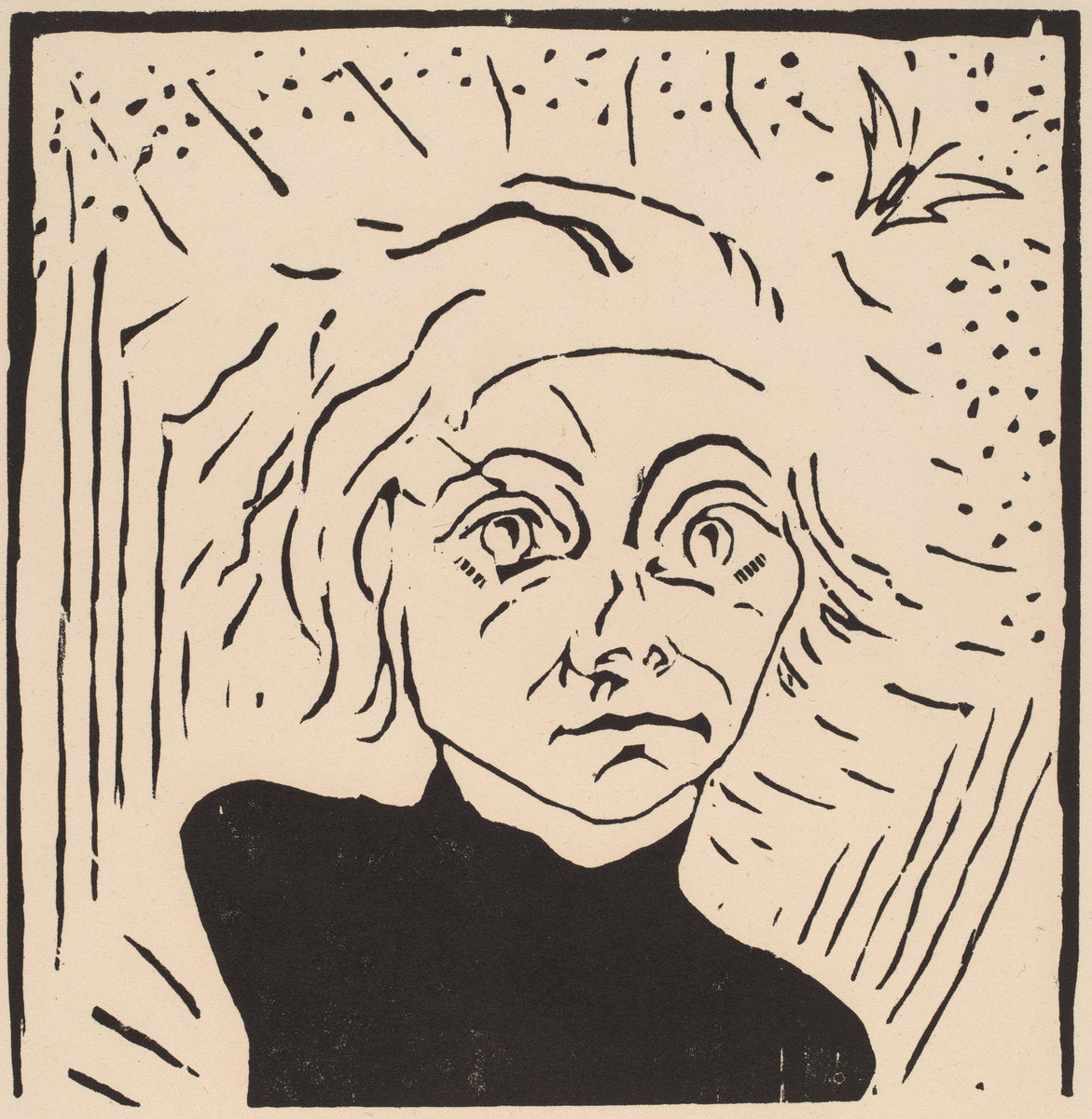 Sidi Heckel by Walter Gramatté (German, 1897 - 1929), 16X12"(A3)Poster Print