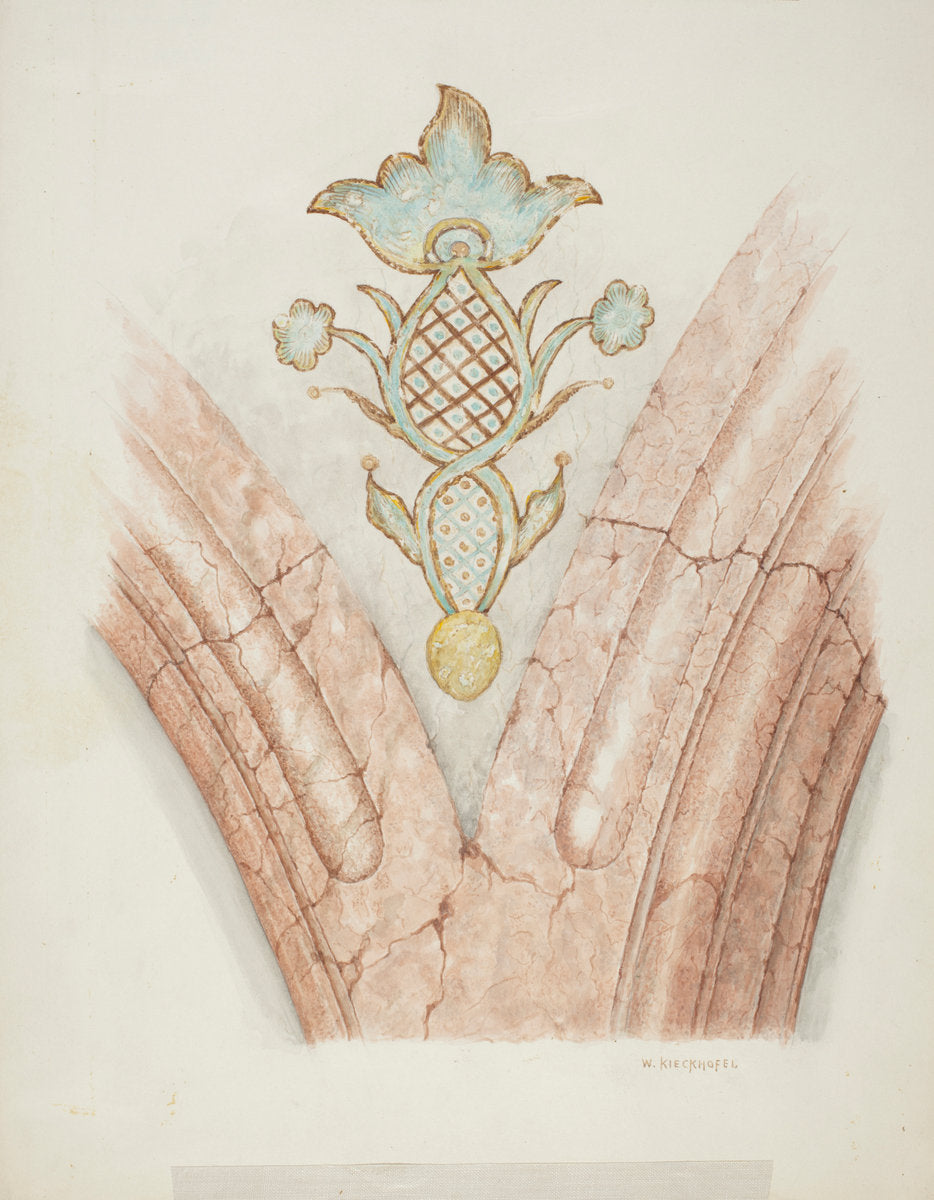 Ceiling Decorations by William Kieckhofel (American, active c. 1935), 16X12"(A3)Poster Print