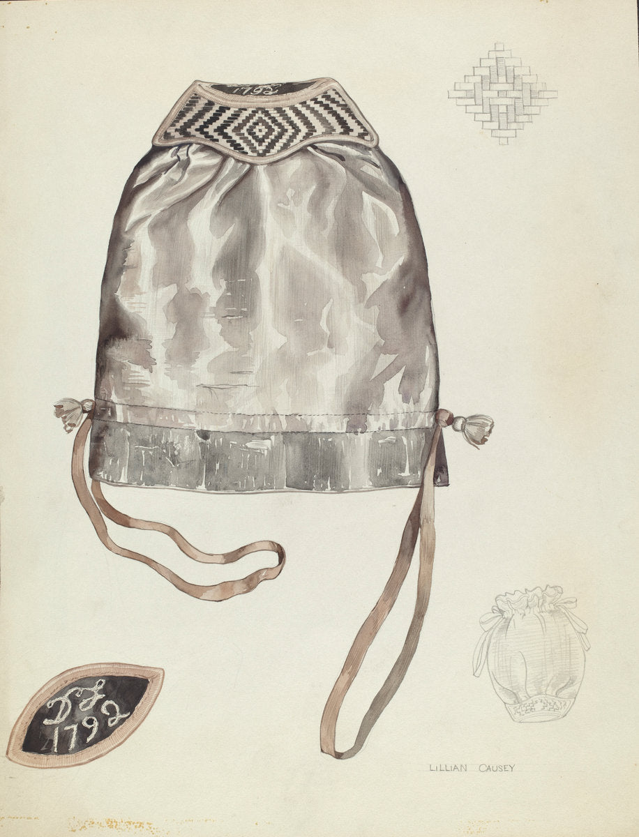 Bag by Lillian Causey (American, active c. 1935), 16X12"(A3)Poster Print