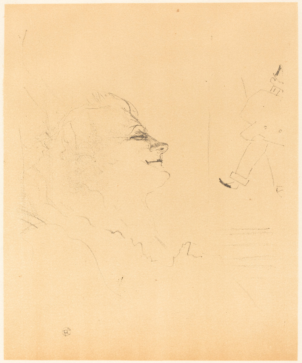 Pessima by Henri de Toulouse-Lautrec (French, 1864 - 1901), 16X12"(A3)Poster Print