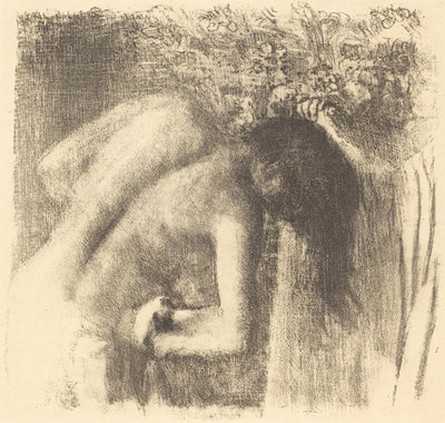 After the Bath (La sortie du bain (Grand planche)) by Edgar Degas (French, 1834 - 1917), 16X12"(A3)Poster Print