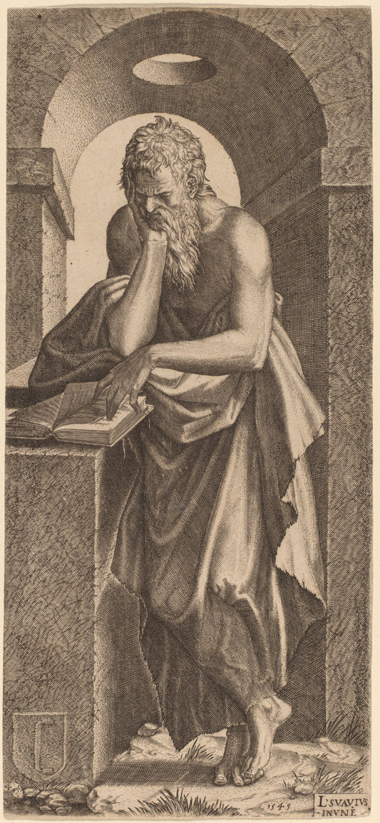 Saint Simon by Lambert Suavius (Flemish, c. 1510 - 1567), 16X12"(A3)Poster Print