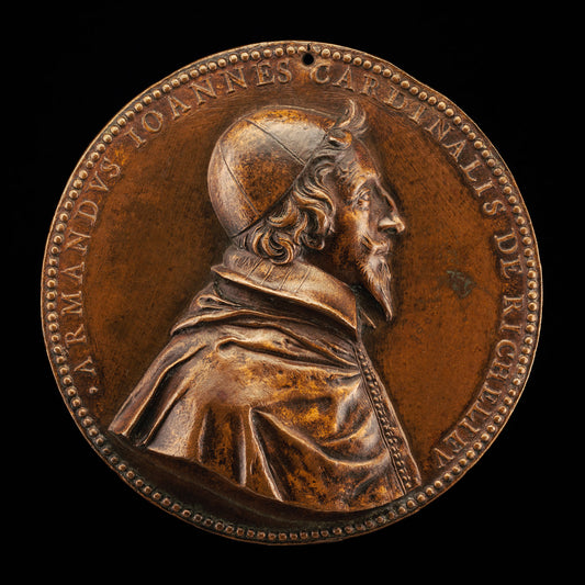 Armand-Jean du Plessis, 1585-1642, Cardinal de Richelieu 1622 by Jean Warin (Flemish, 1607 - 1672), 16X12"(A3)Poster Print