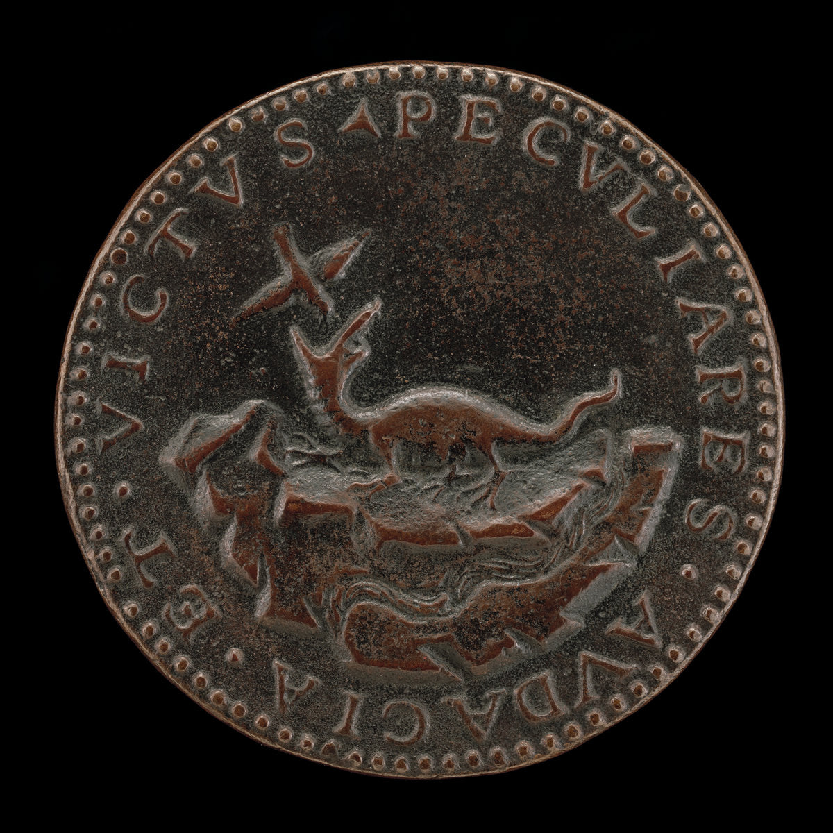 Crocodile and Trochilus [reverse] by Battista d'Elia da Genova (Italian, active 1480), 16X12"(A3)Poster Print