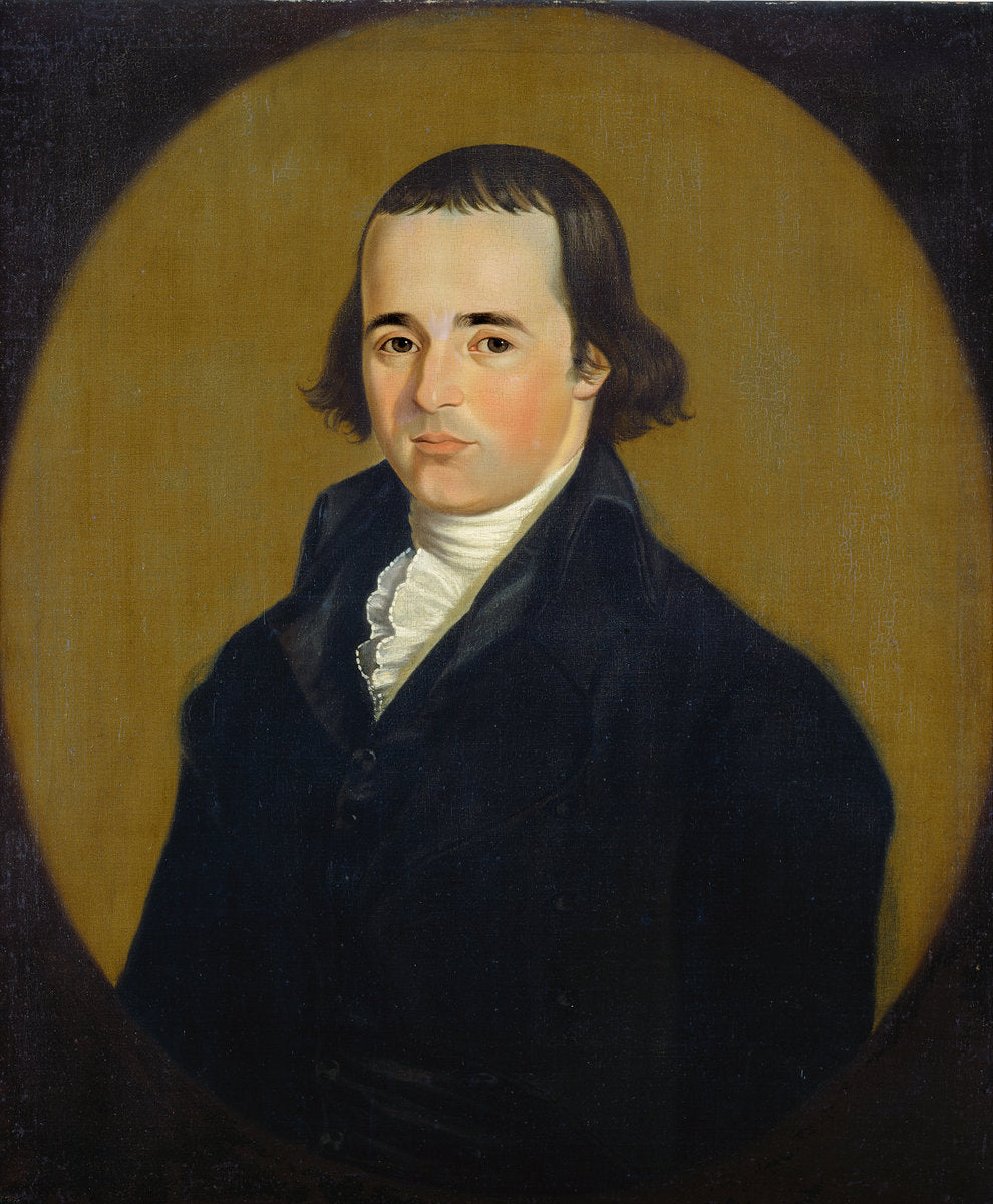 Asa Benjamin by William Jennys (American, active 1793/1807), 16X12"(A3)Poster Print