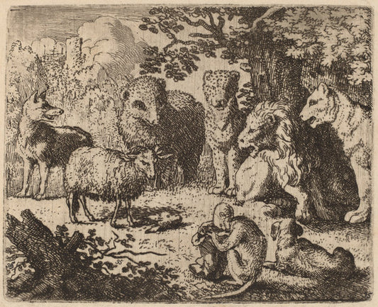The Document is Opened, Revealing the Murdered Rabbit's Head by Allart van Everdingen (Dutch, 1621 - 1675), 16X12"(A3)Poster Print