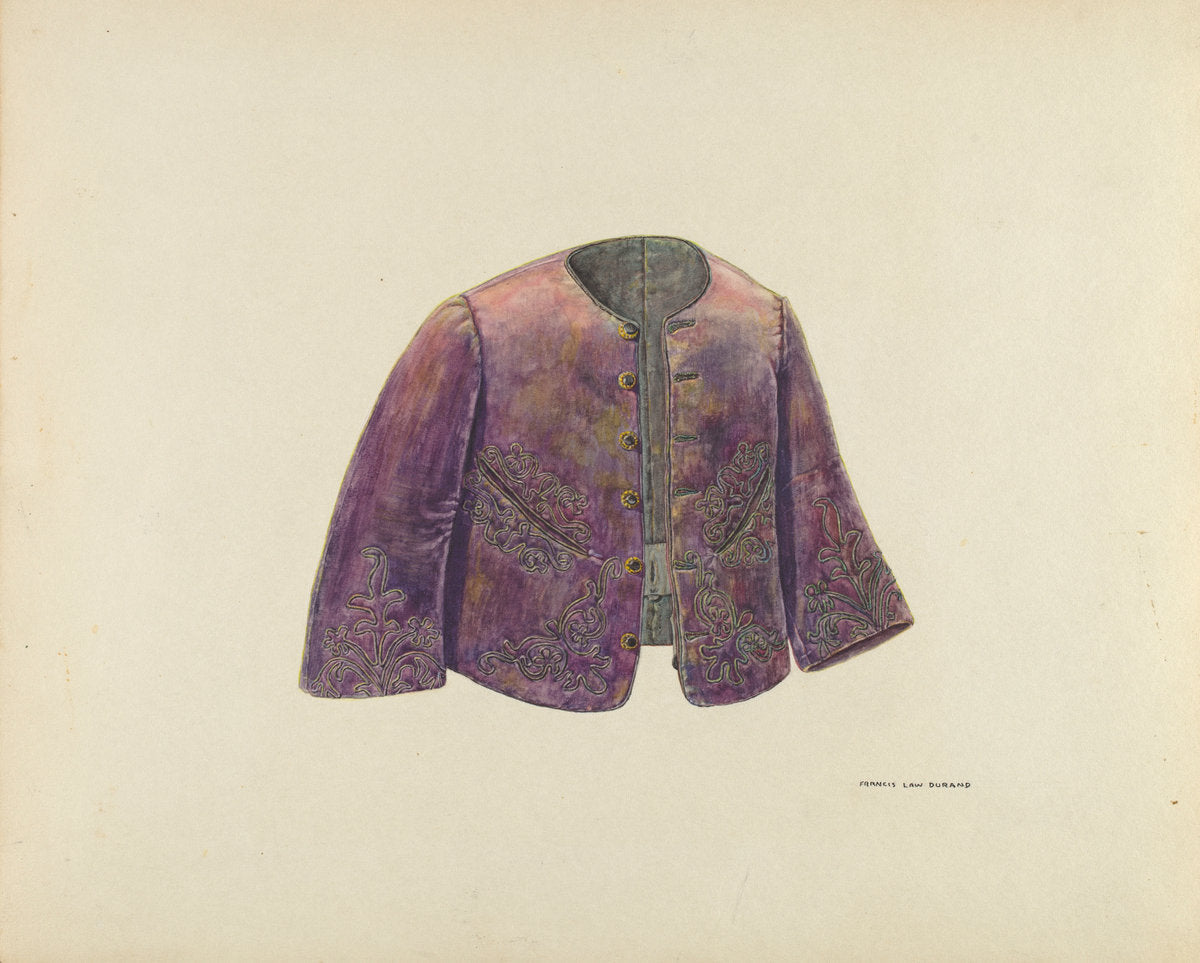 Boy's Eton Jacket by Francis Law Durand (American, active c. 1935), 16X12"(A3)Poster Print