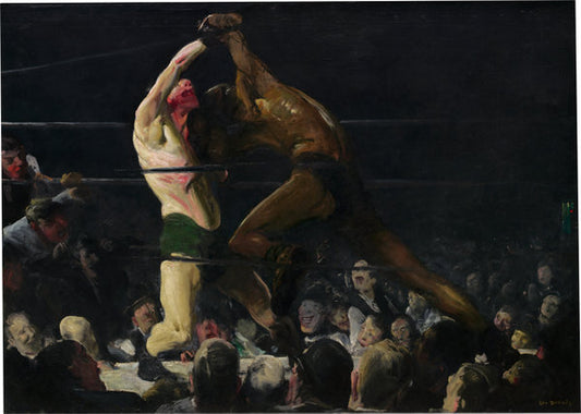 Both Members of This Club by George Bellows (American, 1882 - 1925), 16X12"(A3)Poster Print