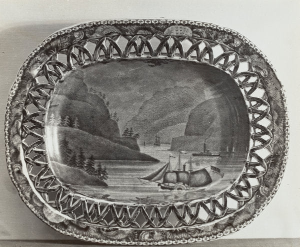 Platter - "Hudson River" by Helmut Hiatt (American, active c. 1935), 16X12"(A3)Poster Print