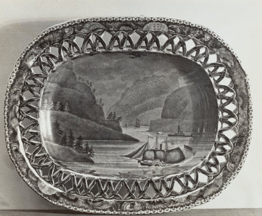 Platter - "Hudson River" by Helmut Hiatt (American, active c. 1935), 16X12"(A3)Poster Print