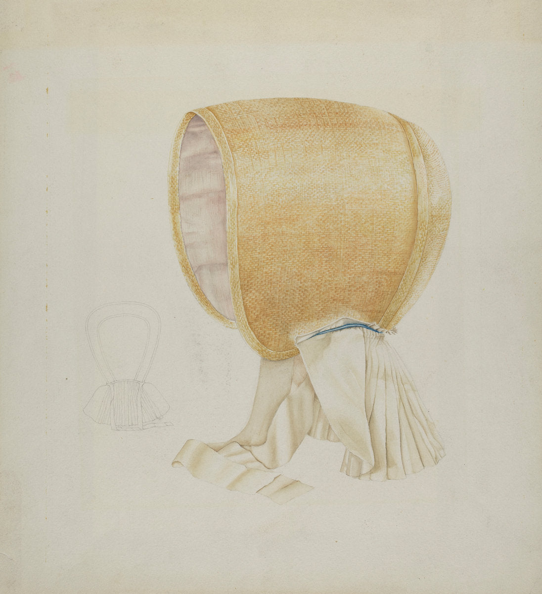 Shaker Bonnet by Frances Cohen (American, active c. 1935), 16X12"(A3)Poster Print