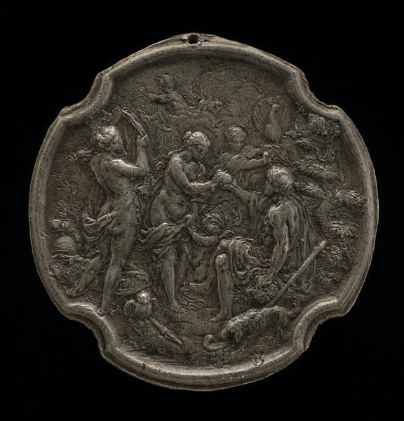 mid 17th century by Probably Flemish 17th Century (Judgment of Paris), 16X12"(A3)Poster Print