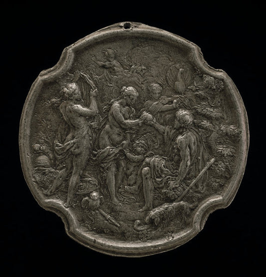 mid 17th century by Probably Flemish 17th Century (Judgment of Paris), 16X12"(A3)Poster Print