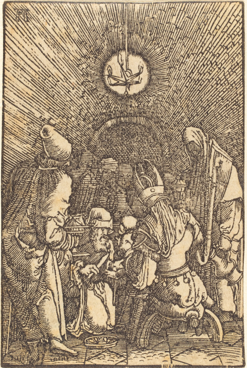 The Circumcision by Albrecht Altdorfer (German, 1480 or before - 1538), 16X12"(A3)Poster Print