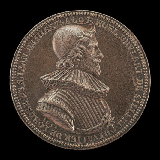 1632 by French 17th Century (Noël Brulart de Sillery, 1577-1640, Knight of Malta 1632 [obverse]), 16X12"(A3)Poster Print