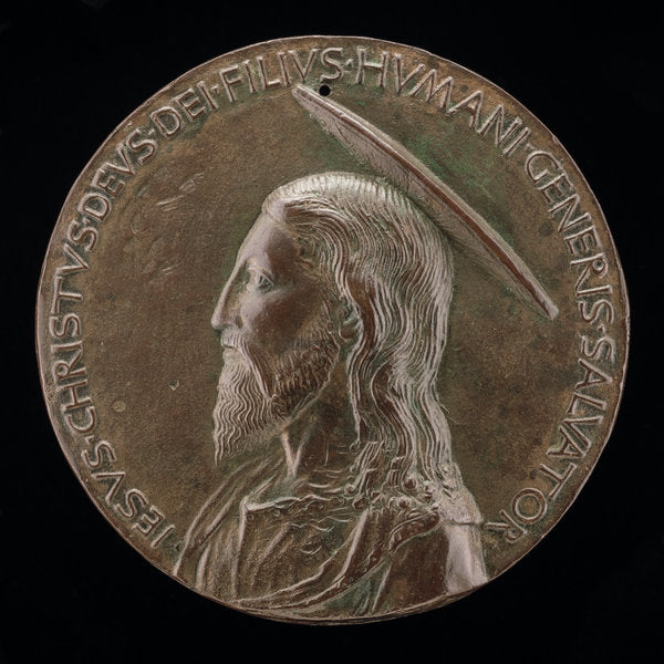 Jesus Christ [obverse] by Matteo de' Pasti (Italian, c. 1420 - 1467/1468), 16X12"(A3)Poster Print