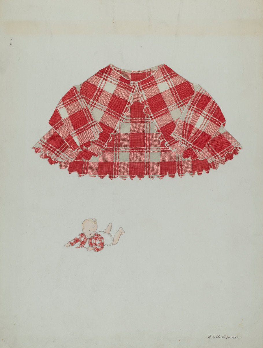 Baby Coat by Edith Towner (American, active c. 1935), 16X12"(A3)Poster Print