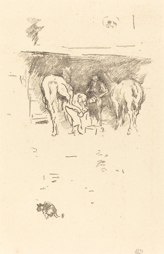 The Good Shoe by James McNeill Whistler (American, 1834 - 1903), 16X12"(A3)Poster Print