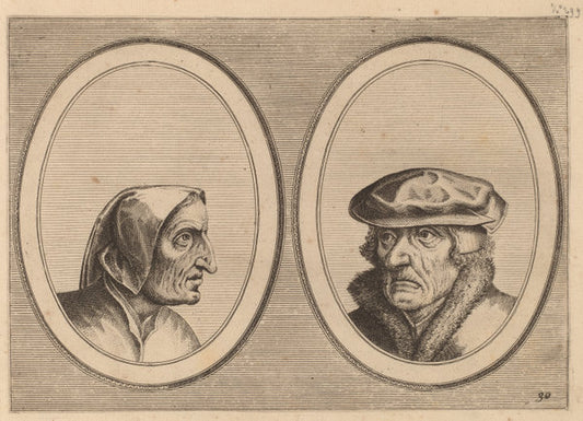 Buyltje On-versaed and "Waerner Altijdt-meer" by Johannes and Lucas van Doetechum after Pieter Bruegel the Elder (Dutch, died 1605), 16X12"(A3)Poster Print
