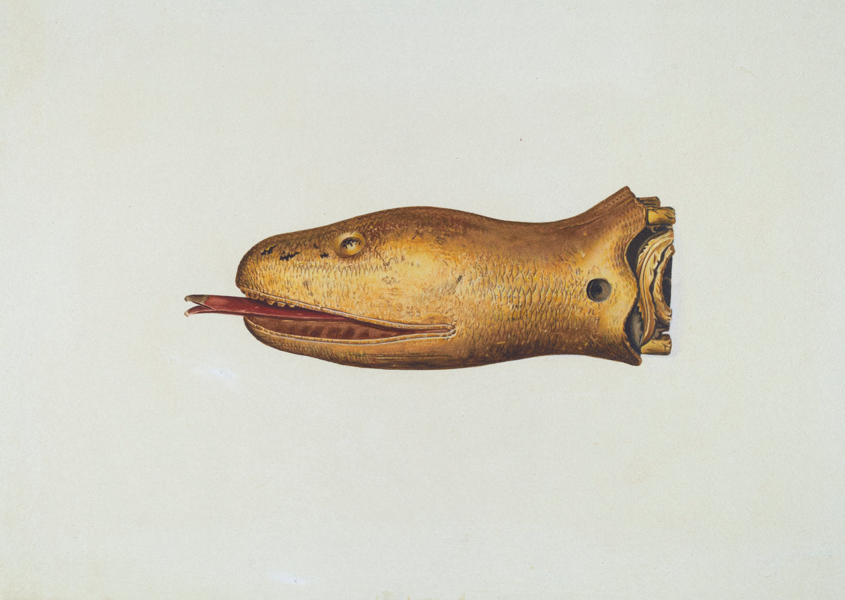 Figurehead from the "Diadem" by Hazel Hyde (American, active c. 1935), 16X12"(A3)Poster Print