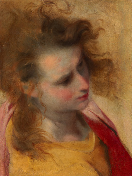 The Head of Saint John the Evangelist by Federico Barocci (Italian, probably 1535 - 1612), 16X12"(A3)Poster Print