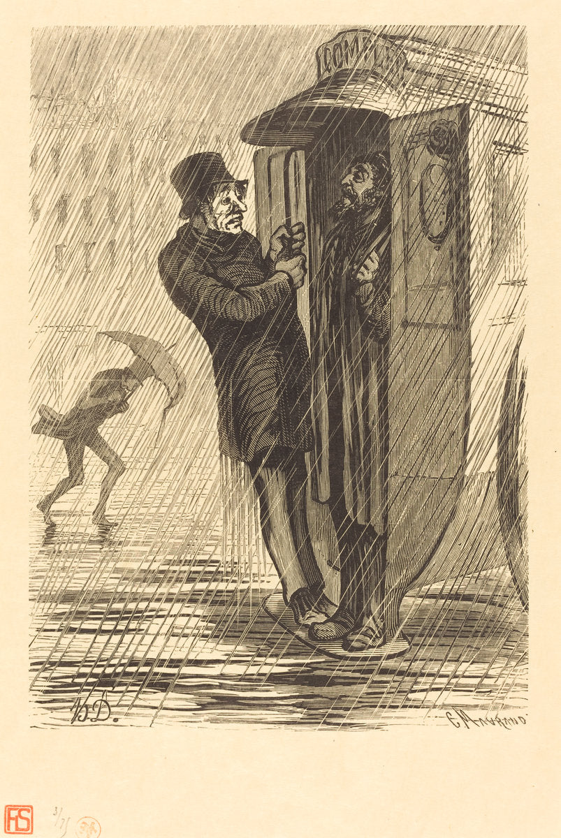 Complet!!! by Charles Maurand after Honoré Daumier (French, active 1863/1881), 16X12"(A3)Poster Print