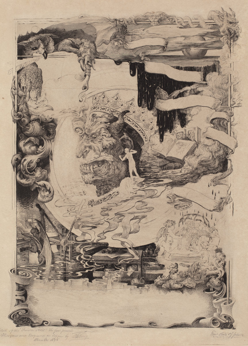 Printer's Devil by Francis Scott King (American, 1850 - 1913), 16X12"(A3)Poster Print