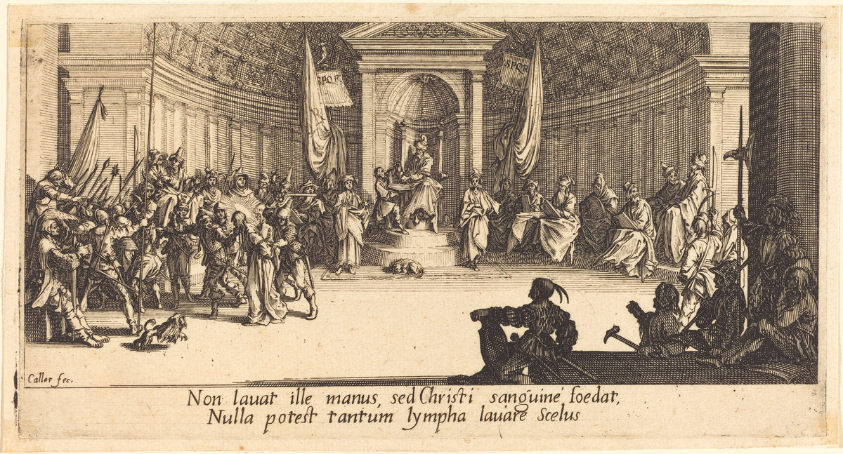 The Condemnation to Death by Jacques Callot (French, 1592 - 1635), 16X12"(A3)Poster Print